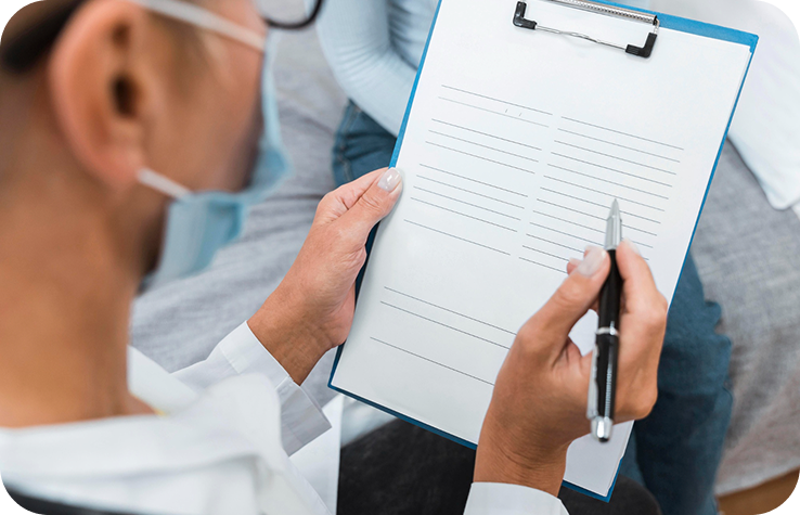New patient registration form at Dr. Mukhtar’s walk in clinic Windsor